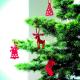 Set 6 adornos árbol en fieltro