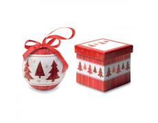 Bola navideña en caja