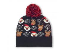 Gorro de punto navideño