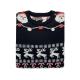 Jersey Navidad luz LED S/M