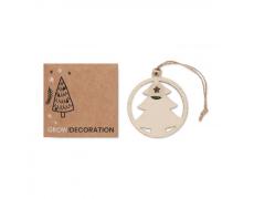 Colgador madera en forma árbol