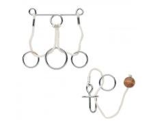 Juego rompecabezas metálicos