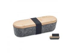 Estuche fieltro RPET con tapa