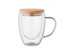 Taza borosilicato doble pared