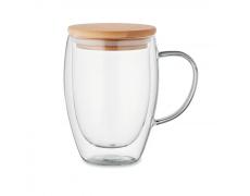 Taza borosilicato doble pared