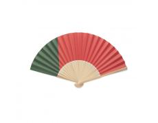 Abanico bambú diseño bandera