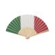 Abanico bambú diseño bandera