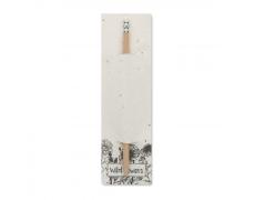 Lápiz madera envase semillas