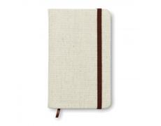 Cuaderno A6 con tapa de canvas