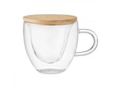 Taza de vidrio de borosilicato