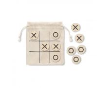 Tres en raya de madera