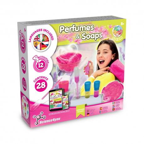 Perfume & Soap Factory Kit II. Juego educativo suministrado con una bolsa de regalo de papel kraft (90 g/m²)