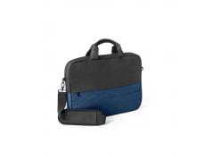 GENOA. Bolso acolchado para portátil de 15" en poliéster reciclado de alta densidad 600D