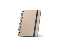 PROUST. Libreta de tamaño A5 con anillas y papel de caña de azúcar, con hojas rayadas