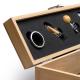 ESTUCHE SET VINO BORDEL NATURAL