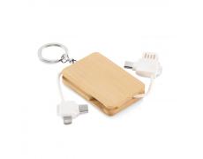 Cable de carga con llavero