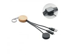 Llavero con cable 4 en 1