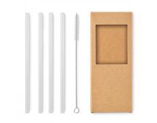 Set de pajitas reutilizables