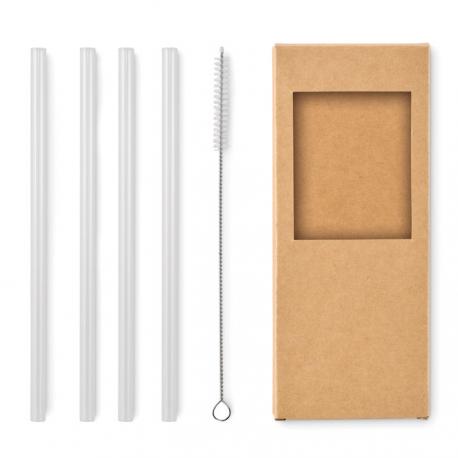 Set de pajitas reutilizables