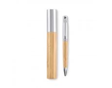 Bolígrafo metálico en tubo