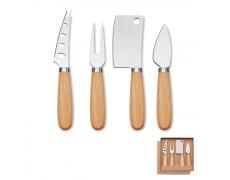 Set de 4 cuchillos para queso