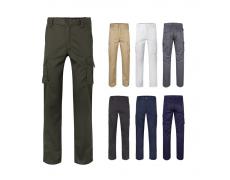 VL PAN. Pantalón elástico multibolsillos (290g/m²), en algodón (46%), EME (38%) y poliéster (16%)