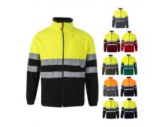 VL EROS. Chaqueta polar bicolor (280 g/m²), en poliéster (100%)