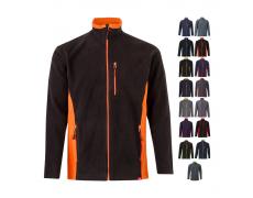 VL GERAS. Chaqueta polar bicolor (220g/m²) en poliéster (100%)