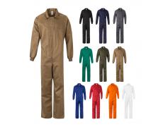 VL YAMA. Mono de sarga (200g/m²), en algodón (35%) y poliéster (65%)