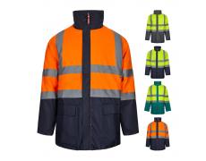 VL JUNO. Parka 4 en 1 bicolor (180g/m²), en poliéster (100%) con revestimiento de PU