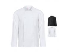 VL KALI. Chaqueta de cocina de manga larga (175g/m²), en algodón (35%) y poliéster (65%)