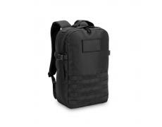 EDINBURGH BPACK. Mochila de estilo militar en poliéster reciclado 600D, alta densidad y forro en poliéster reciclado 210D 17'3’