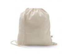 SALAMANCA. Bolsa tipo mochila de algodón reciclado (70%) y poliéster (30% rPET) (150 g/m²)
