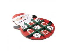 Tres en raya navideño madera