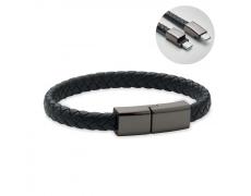 Pulsera cable trenzado tipo-C