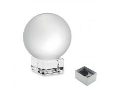 Premio redondo de cristal