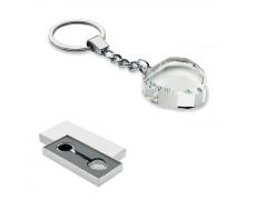 Llavero corazón de cristal