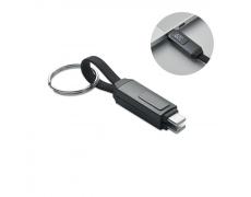 Llavero con cable de carga