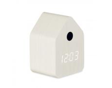 Reloj despertador de MDF