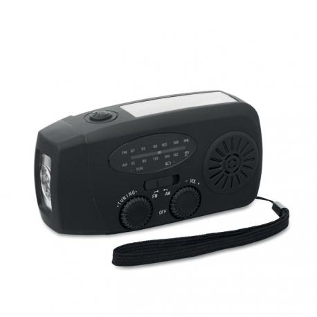 Radio portátil linterna LED