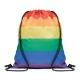 Bolsa cuerdas rainbow de RPET - Imagen 1