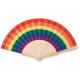 Abanico de madera rainbow - Imagen 1