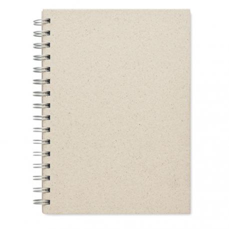 Libreta anillas A5 papel hierba - Imagen 1