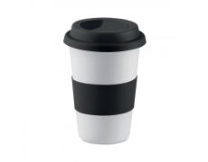 Taza cerámica y tapa silicona - Imagen 1