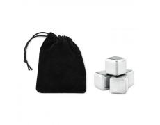 Set 4 cubitos hielo en funda - Imagen 1