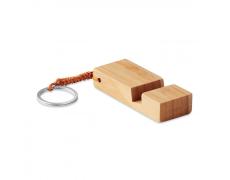 Llavero de bambú con soporte - Imagen 1