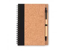 Libreta con bolígrafo tapa corc - Imagen 1