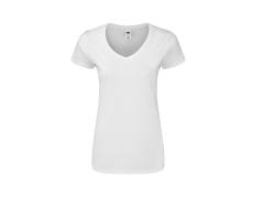Camiseta Mujer Blanca Iconic V-Neck - Imagen 1