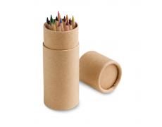 CYLINDER. Caja con 12 lápices de color
