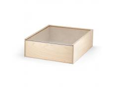 BOXIE CLEAR L. Caja de madera L